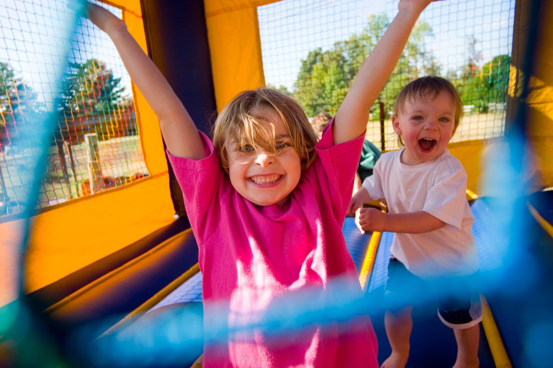 Young Kids Having a Great Time